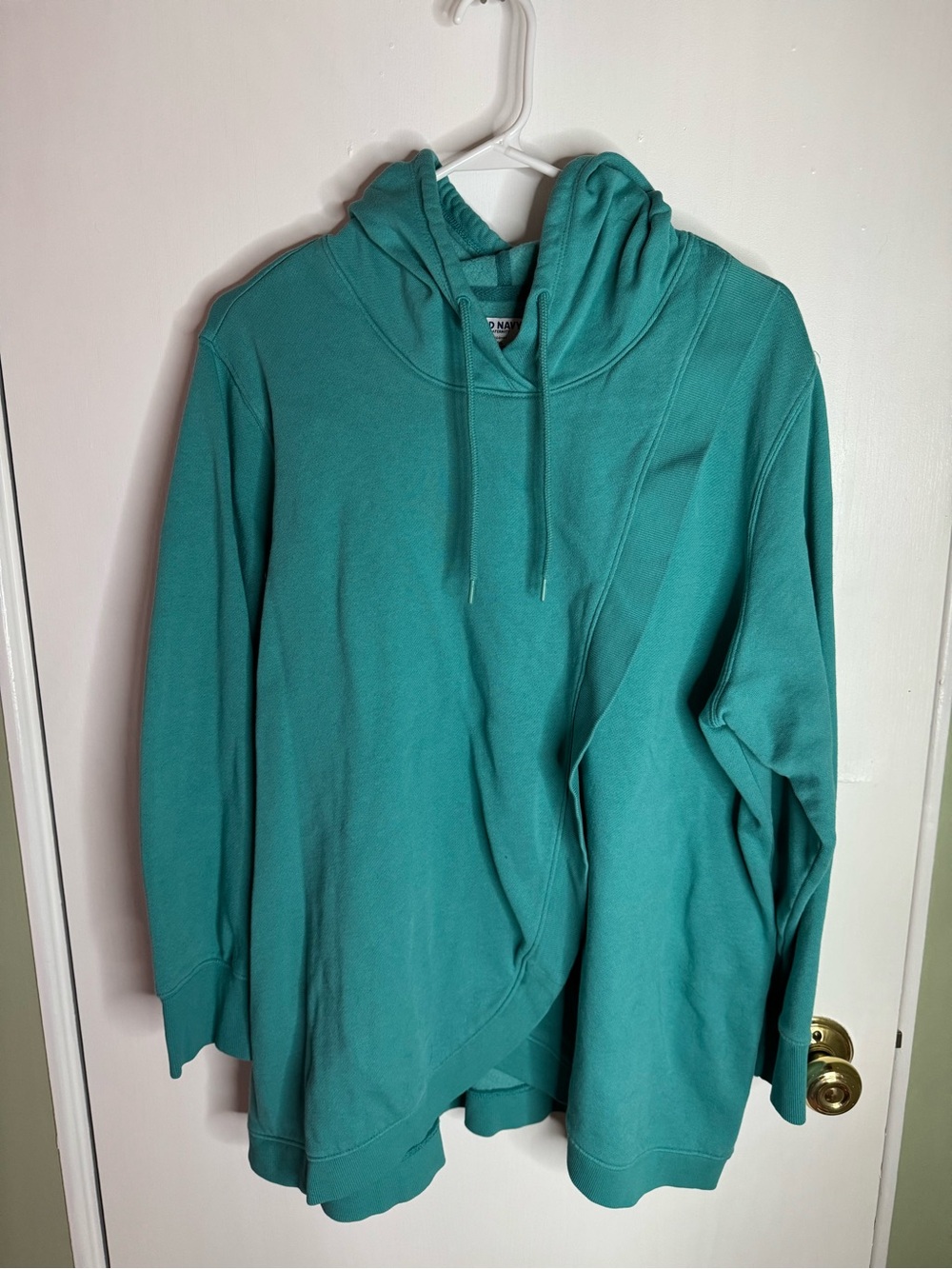 Maternity/Nursing Teal Women’s Hooded Sweatshirt